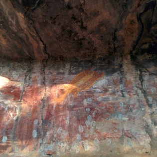 Rock art near Ubirr
