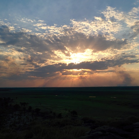 Sunset over Kakadu National Park