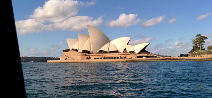 Sydney Opera House and Parramatta River