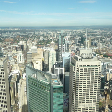 Sydney's South with the airport on the top right