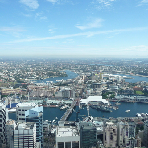 View on the Darling Harbour district