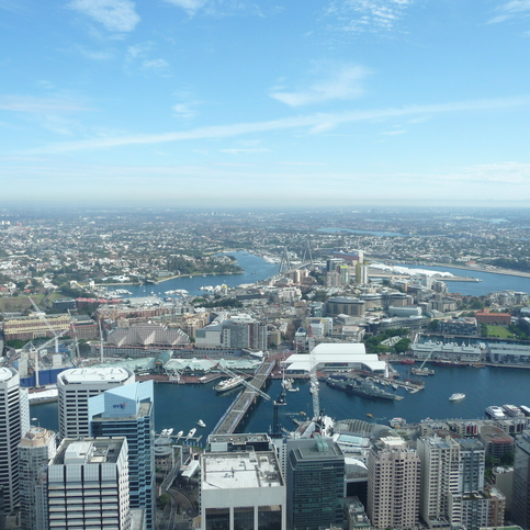 View on the Darling Harbour district