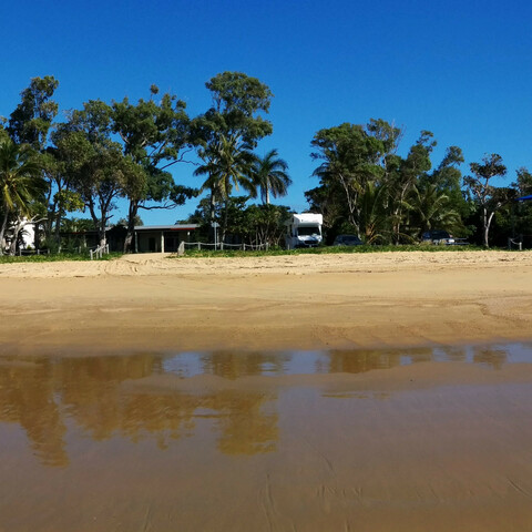 Mission Beach sand beach