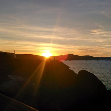 Sunset over the Whitsunday Islands