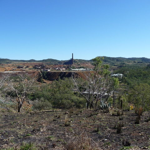 View from Arthur Timms Lookout over the mine