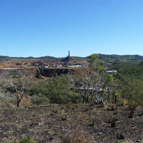 View from Arthur Timms Lookout over the mine