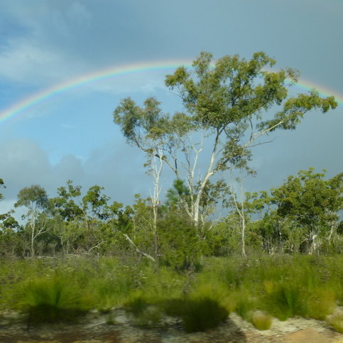 Rainbow on my way to Rainbow Beach