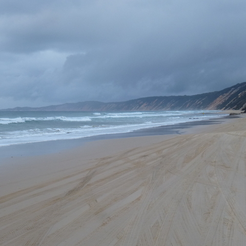 Beach at Rainbow Beach, Queensland