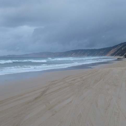 Beach at Rainbow Beach, Queensland