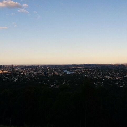 View to north-east to south