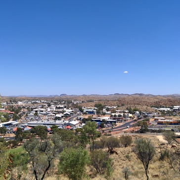 View over Alice Springs from ANZAC Hill