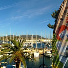 DjangoCon Europe 2014 -- View from the hotel to the harbor