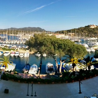 DjangoCon Europe 2014 -- View from the hotel to the harbor