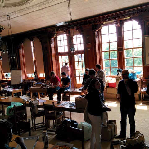 Cardiff University registration room