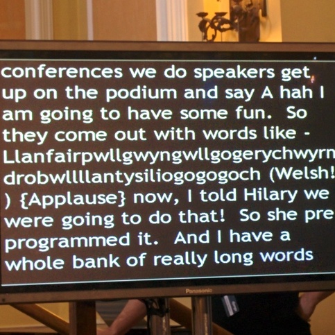 Live speech-to-text monitor