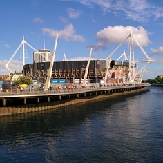 One Direction fans on their way to Cardiff stadium